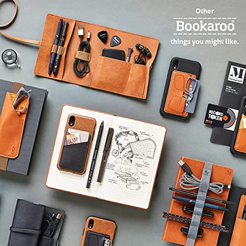Bookaroo Books & Stuff Pouch Brown — view 6