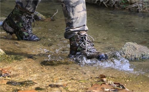 SANANG Waterproof Hunting Shoes Camo Lightweight Hiking Shoes Men's Military Tactical Army Combat Boots Size 5.5-12 — view 5