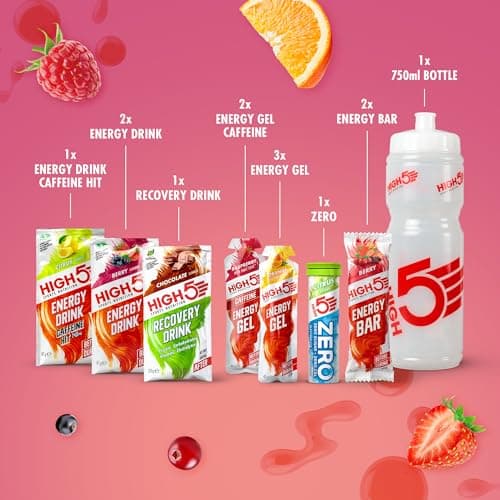 HIGH5 Cycle Pack Containing Cycling Energy, Hydration & Recovery Products — view 2