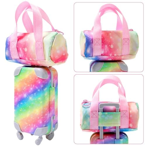 ZITA ELEMENT 23 PCS 18 Inch Girl Doll Accessories Suitcase Luggage Travel — view 4