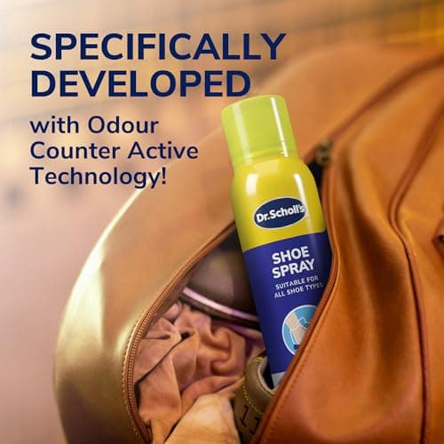 Dr. Scholl’s Fresh Step Anti Odour Shoe Spray, Eliminates Odor For Up To 48 Hours. Fresh Scent, Quick Drying, Suitable For All Shoe Types, Running Trainers, Sports, & More, 150ml, Pack of 1 — view 5