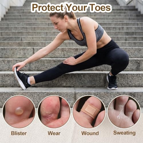 RAHHLIZS 2Pcs Lambs Wool for Toes Feet Lambs Wool Padding for Toes — view 6