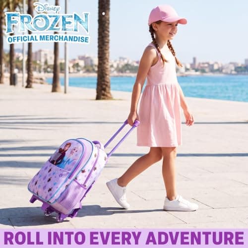 Get Trend Disney Frozen Girls Trolley Bag for Travel and School — view 2