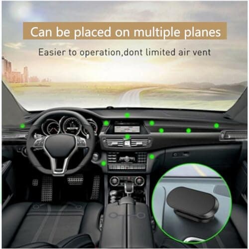 QUEMISS Car Phone Holder Mount for Car 2 Pack Strong Suction Adhesive Rotary Folding Cell Phone Holder Apply for Center Console Compatible with All Smartphones of iPhone Huawei, Xiaomi Samsung — view 5
