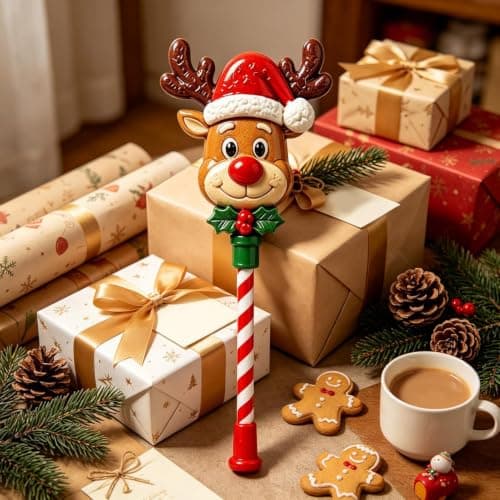 Snowman Card Holder Wand, Tap To Pay Payment Prop For Winter Holiday Cospla — view 5