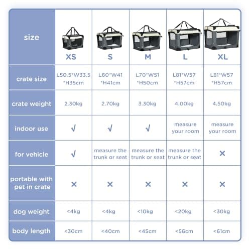 PawHut 70cm Foldable Pet Carrier for Small Dogs Cat Carrier Grey — view 4