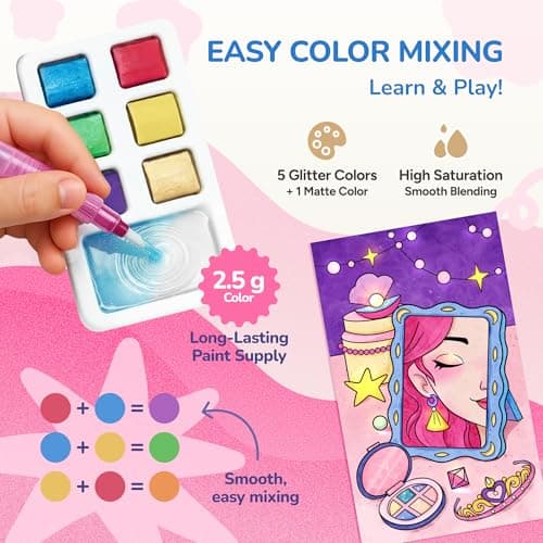 JoyCat 2 Pack Pocket Paint with Water Coloring Books for Kids — view 5