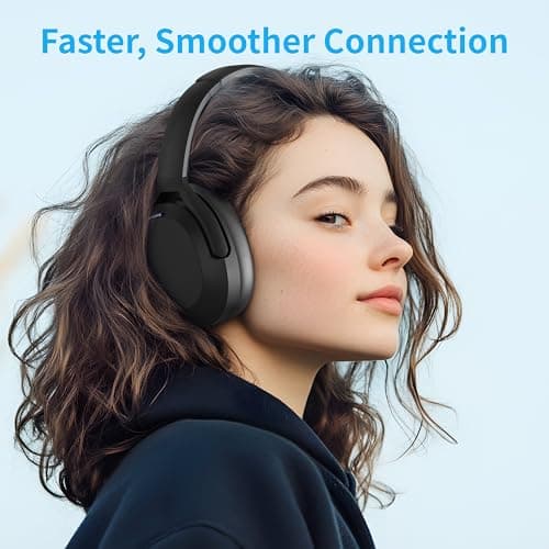 Rebocico Active Noise Cancelling Headphones Bluetooth Wireless for Home — view 5