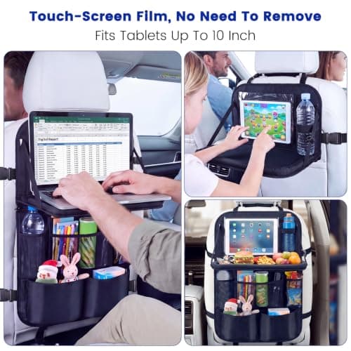 Joihop Car Seat Organiser Kick Mats Back Seat Protector — view 5