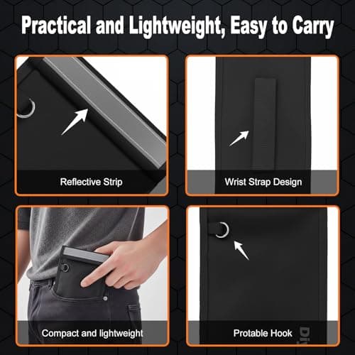 Diyife Faraday Pouch for Phone and Car Keys, Reflective Strip, 1 Pack — view 6