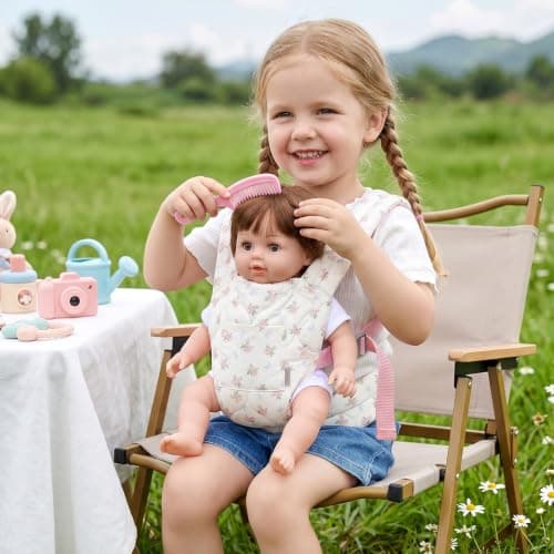 GAGAKU Baby Doll Carrier with Adjustable Straps, Soft Doll Carriers — view 2