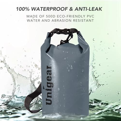 Unigear Waterproof Dry Bag 2L-55L with Phone Pouch for Swimming Kayaking — view 2