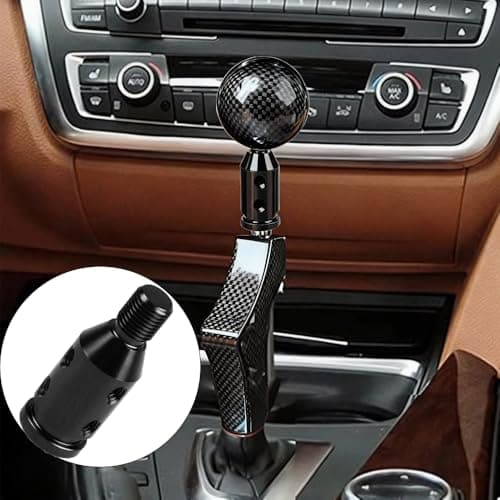 Yiranfuyao M12x1.25 Universal Car Gear Shift Knob Adapter, Upgraded Aluminum Gear Stick Shifter Adapter with 4 Fittings for Non Threaded Shifter — view 4