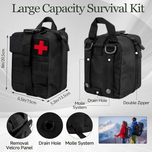 Tatqilo Survival Kits, 235 PCS Emergency Survival Kit & First Aid Kit — view 5