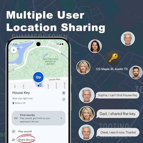 HH-Tech Android Tag Works with Google Find Hub, Smart Tag Tracker, Item Finder, Easily Track Your Keys, Wallet, Bag, Suitcase, and More (Pack-1 Android only) — view 4