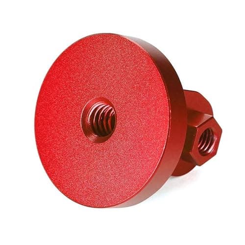 HSU Aluminium Alloy Tripod Mount Adapter with Thumbscrew for GoPro (Red) — view 5