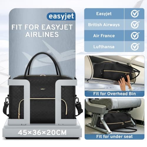 ETRONIK for Easyjet Cabin Bag 45x36x20, 32L Underseat Travel Duffel Bag — view 2