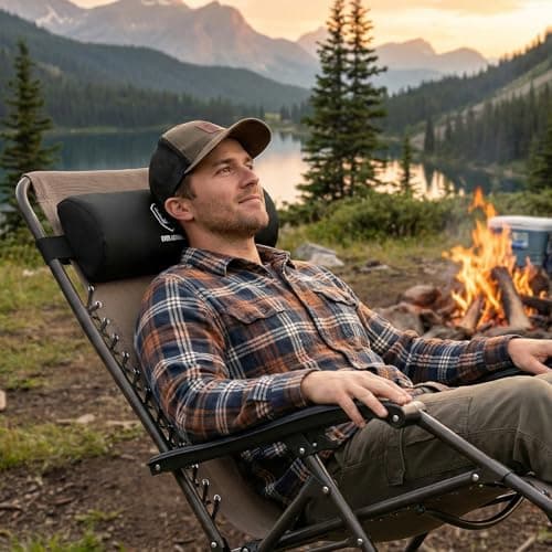 EVER ADVANCED Pillow for Camping Chair Folding, Lumbar Pillow & Neck Pillow — view 2