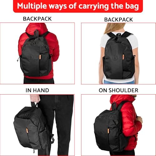 Home Luxury Point Laptop Backpack for Men Women Girls Boys, 25L Water Resistant Bookbag for School, Travel, Hiking, Work, Business Ultralight Casual — view 2