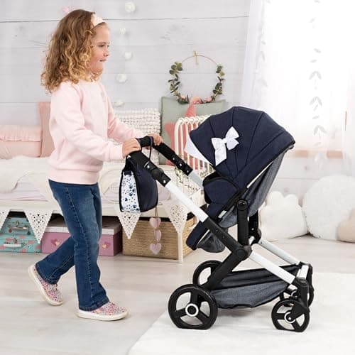 Bayer Baby Dolls Pram XEO, Convertible Doll Pushchair, 46cm Dolls — view 5