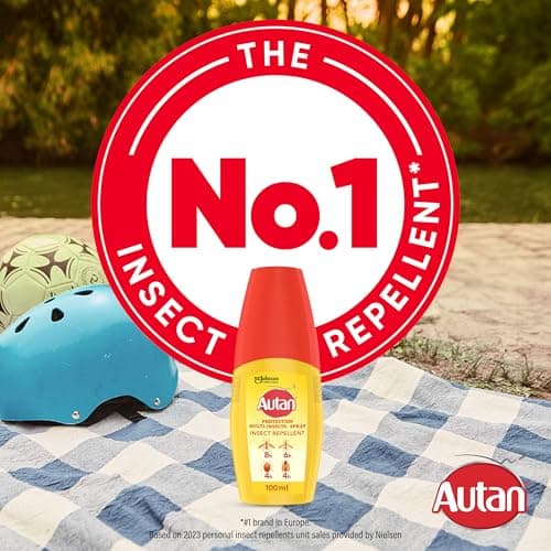 Autan Mosquito & Insect Repellent Pump Spray, Travel Essentials, Suitable For Kids, DEET Free Formula, Up to 8 Hours Protection against Mosquitoes, Biting Flies and Ticks, 100 ml — view 3