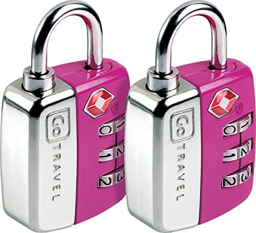 Go Travel TSA Luggage Lock - Sentry 3-Dial Combination, Twin Pack — view 2