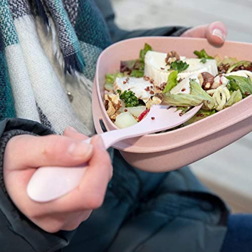 Light my Fire Spork Original 3-in-1 Camping Cutlery Knife Fork Spoon Set Survival Gifts for Scouts Camping Accessories Sporks Reusable Travel Cutlery Set 4-Pack Nature — view 2