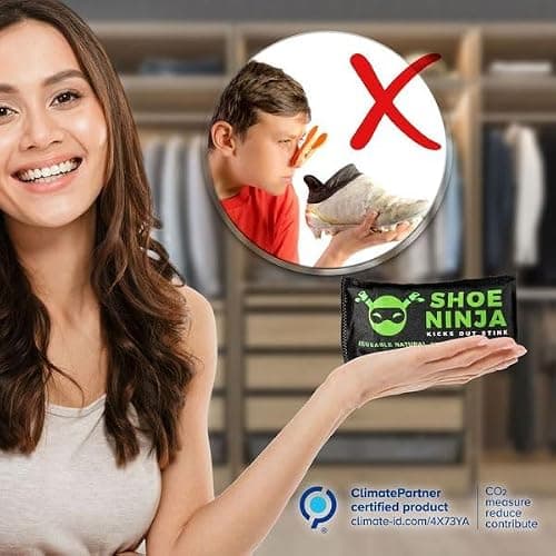 Shoe Ninja Shoe Deodoriser, Shoe Odour Eliminator, Football Boot, 2 Pack — view 2