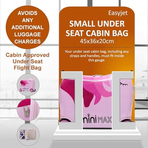 MiniMax Kids Ride On 4 Wheel Cabin Suitcase 45x36x20 — view 3