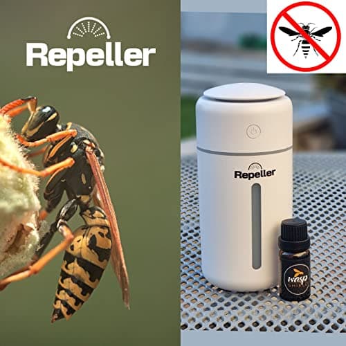 Unique Wasp Repellent | Effective Alternative to Wasp Sprays and Traps | No Deet, Safe to Use Indoors and Outdoors –7hrs Wireless Use | Lasting Up to 6 Months with Cost-Effective Refills Available — view 6