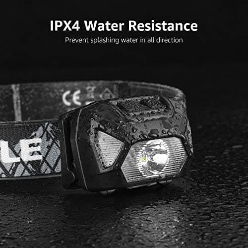 Lepro Head Torch Rechargeable, 2000L Waterproof LED Headlamp 30Hrs Runtime — view 6