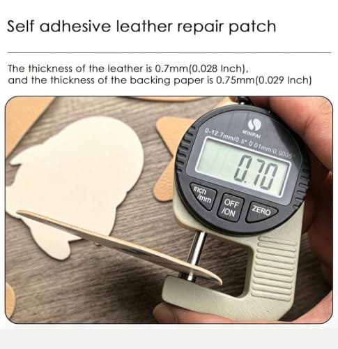 Self-Adhesive Leather Repair Set of 8,Repair Patch Waterproof Kit for Bags,Furniture,Car Seat,Couches,Boat Seat,Sofa,Chair (Cream) — view 5