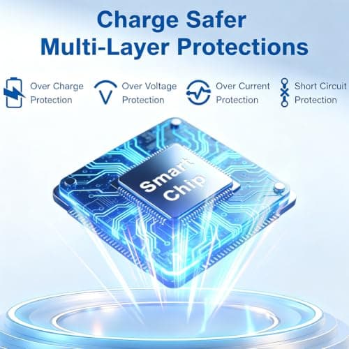 27000mAh Portable Charger with 4 Built-in Cables & 22.5W Fast Charging — view 6