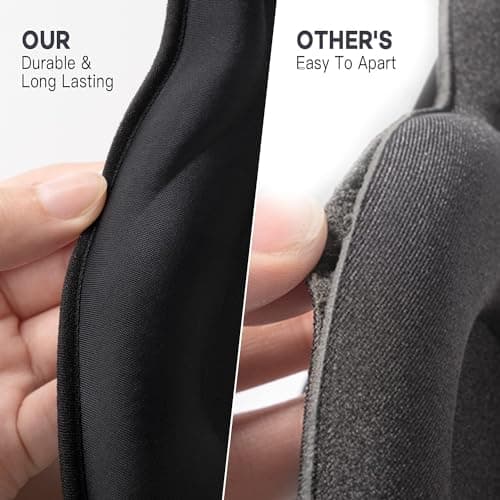 onaEz 100% Blackout Sleep Mask,Breathable Ice Silk Eye Mask for Women & Men — view 5