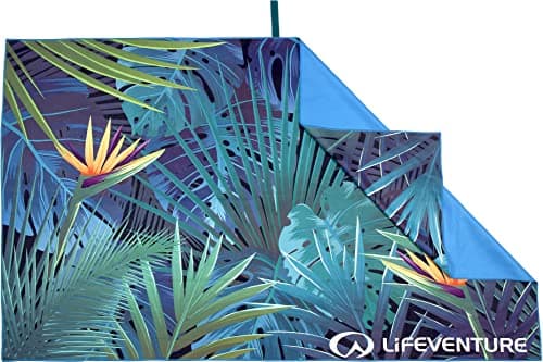 Lifeventure Recycled SoftFibre Sand-Free Travel & Beach Towel, 150 x 90 cm