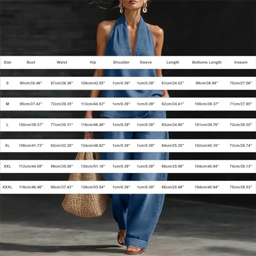 Travel Outfit Airport Set Women Airport Two Piece Outfit Women Uk Denim Co Ord Sets Sleeveless Short Sleeve Blouses Wide Leg Jeans Casual Ladies Travel Suits Womens Summer Cotton Lounge Wear — view 5