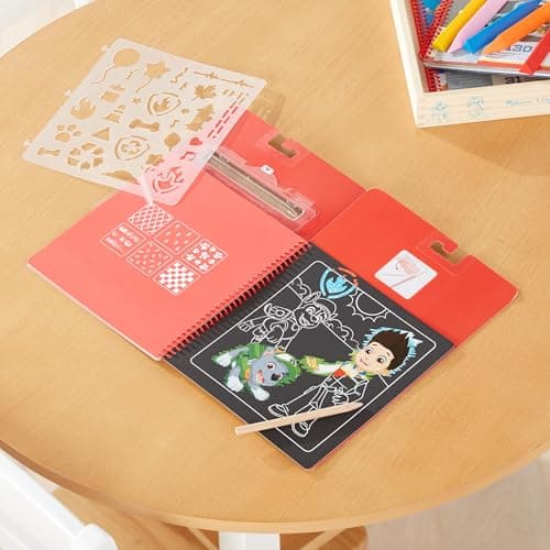 Melissa & Doug PAW Patrol Scratch Art Pad - Marshall Multicolor Reveal Travel Activity Pad, 33261 — view 5