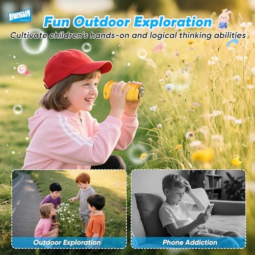 4K Kids' Microscopes, Portable Mini Pocket 1000X Handheld Microscope — view 3