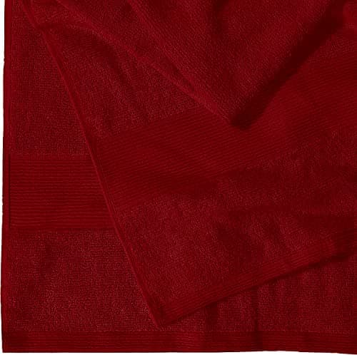 Textile Do Extra Large Super Jumbo Bath Sheet Towel 100% Egyptian Cotton XL Bath Sheets(100 x 200 cm-600 GSM) (Red) — view 3