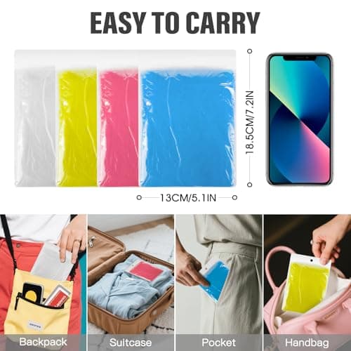 Disposable Rain Ponchos Adults 4 Colors Thicker Waterproof Poncho with Hood — view 4