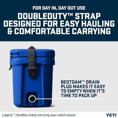 YETI Roadie 15 Small Cool Box, Royal Blue — view 5