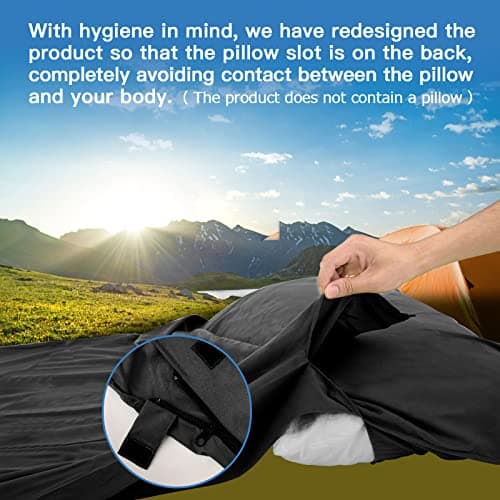 JAICOM Sleeping Bag Liner, Ultralight Travel Sheets, Soft & Portable — view 4