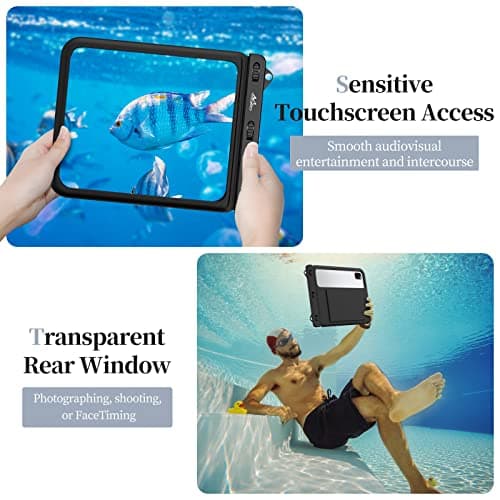 MoKo Waterproof Tablet Case with Foldable Stand, up to 12 Inches — view 5
