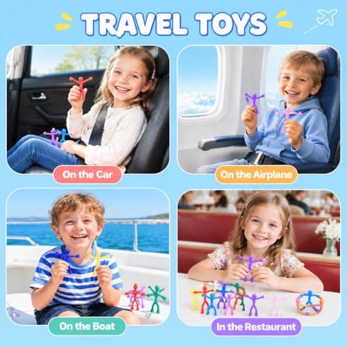 Magnetic Men Fidget Toys,Magnetic People Sensory Travel Toys for Kids (20) — view 6