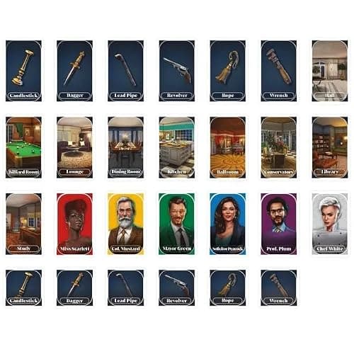 Hasbro Gaming Cluedo Grab and Go Game, Portable Game for 3-6 Players, Travel Game for Kids - English Version — view 3