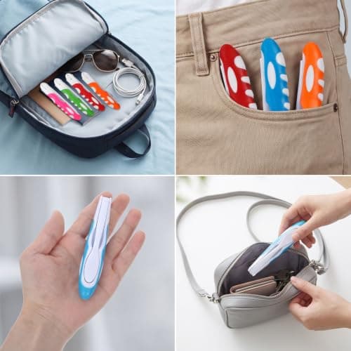 YUXIANLB 6 Pcs Portable Travel Toothbrush Set, Folding Toothbrush — view 5