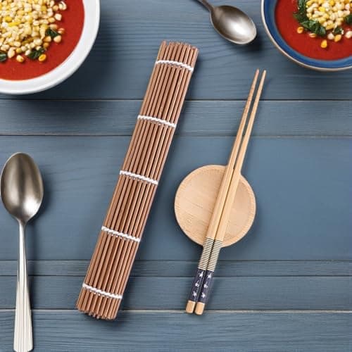 Bamboo Sushi Making Kit Tool Set for Homemade Rolls — view 4