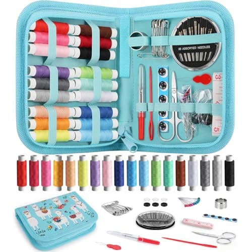 Coquimbo Sewing Kit Mini, Sewing Accessories for Adults Beginner (Alpaca)