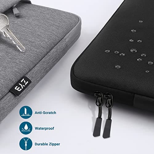 ZYB Laptop Sleeve 14 Inch, Waterproof Shockproof 14 Inch Laptop Case for 14" Notebook Lenovo Thinkpad IdeaPad, MacBook Air 15.3 2026-2023 M5 M4 M3 M2, 14" HP Dell Acer Chromebook Mac Pro 15-Black — view 6
