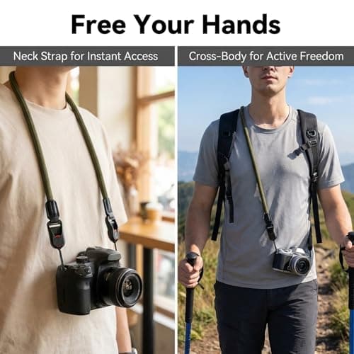 Tniytru Camera Strap Set with 6 Quick Release Buckles — view 5
